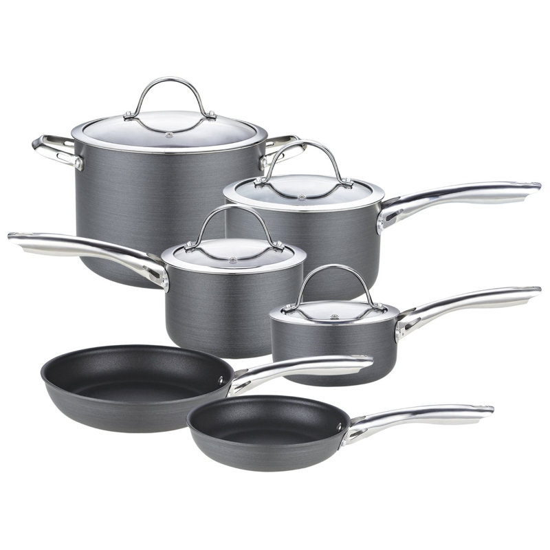 Cooks Standard Hard Anodized 10Piece Cookware Set & Reviews Wayfair